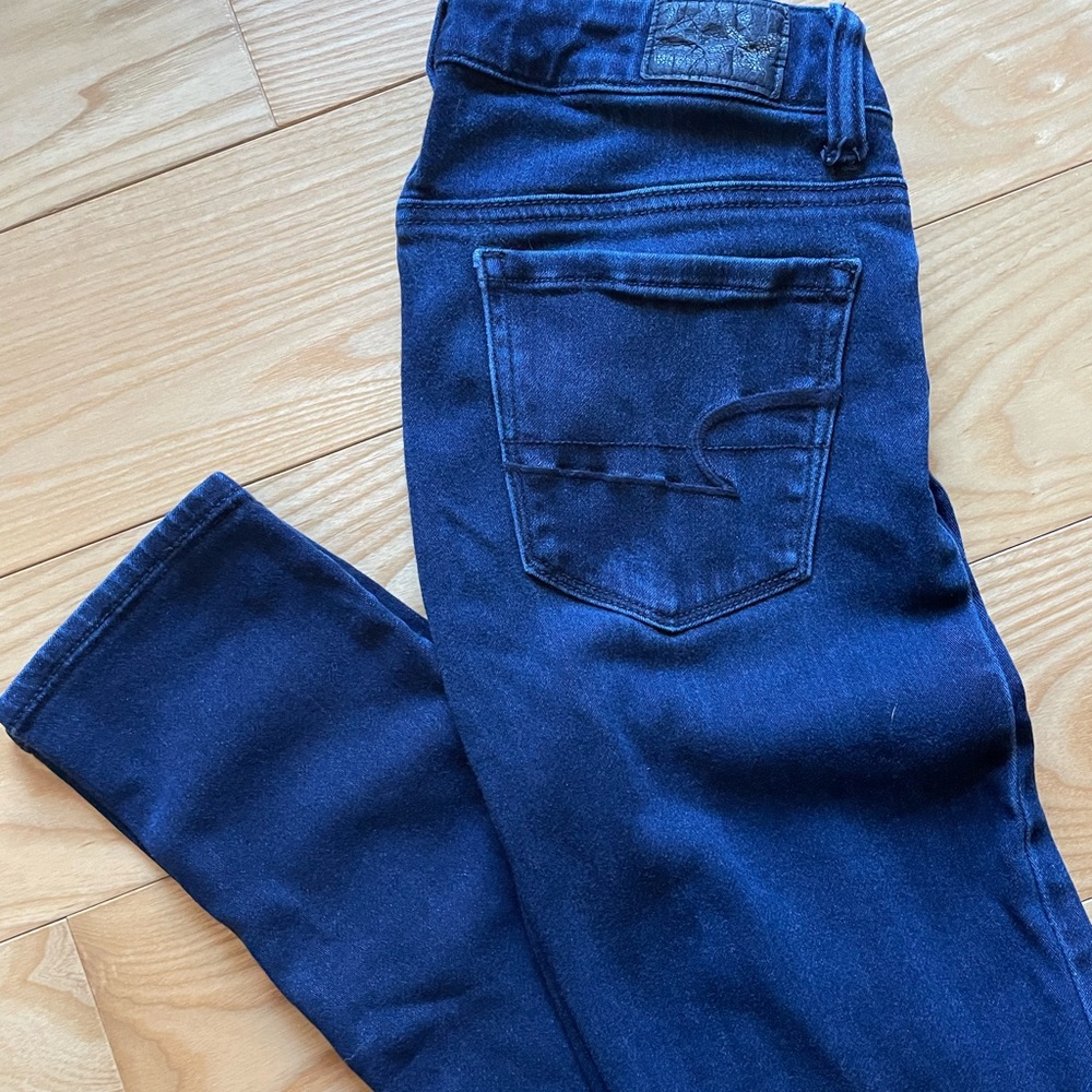 Dark blue skinny jeans
